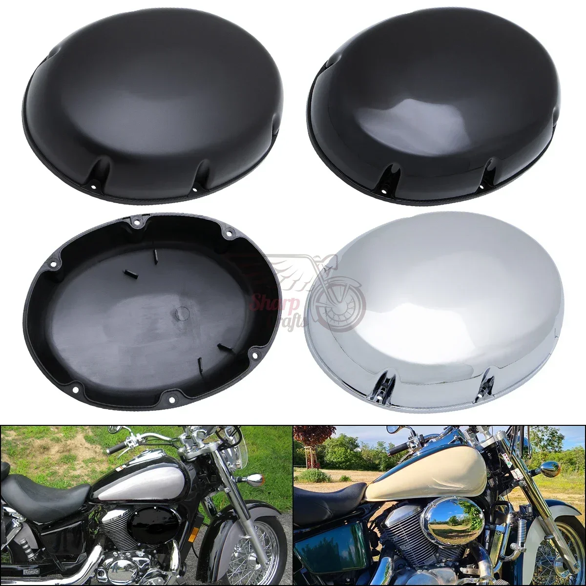 Motorcycle Accessories Chrome Air Cleaner Intake Case Cover Air Filter Cap For Honda Shadow VT400 ACE VT750 VT 400 750 1997-2003
Motorcycle Accessories Chrome Air Cleaner Intake Case Cover Air Filter Cap For Honda Shadow VT400 ACE VT750 VT 400 750 1997-2003