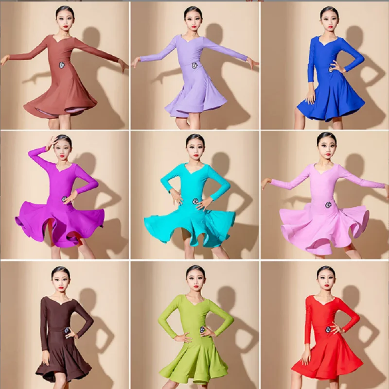 New Fashion Children Latin Dance Dress Girls High Quality Mordern Dance Ballroom Dresses Stage Performance Costume Tango Skirts
New Fashion Children Latin Dance Dress Girls High Quality Mordern Dance Ballroom Dresses Stage Performance Costume Tango Skirts