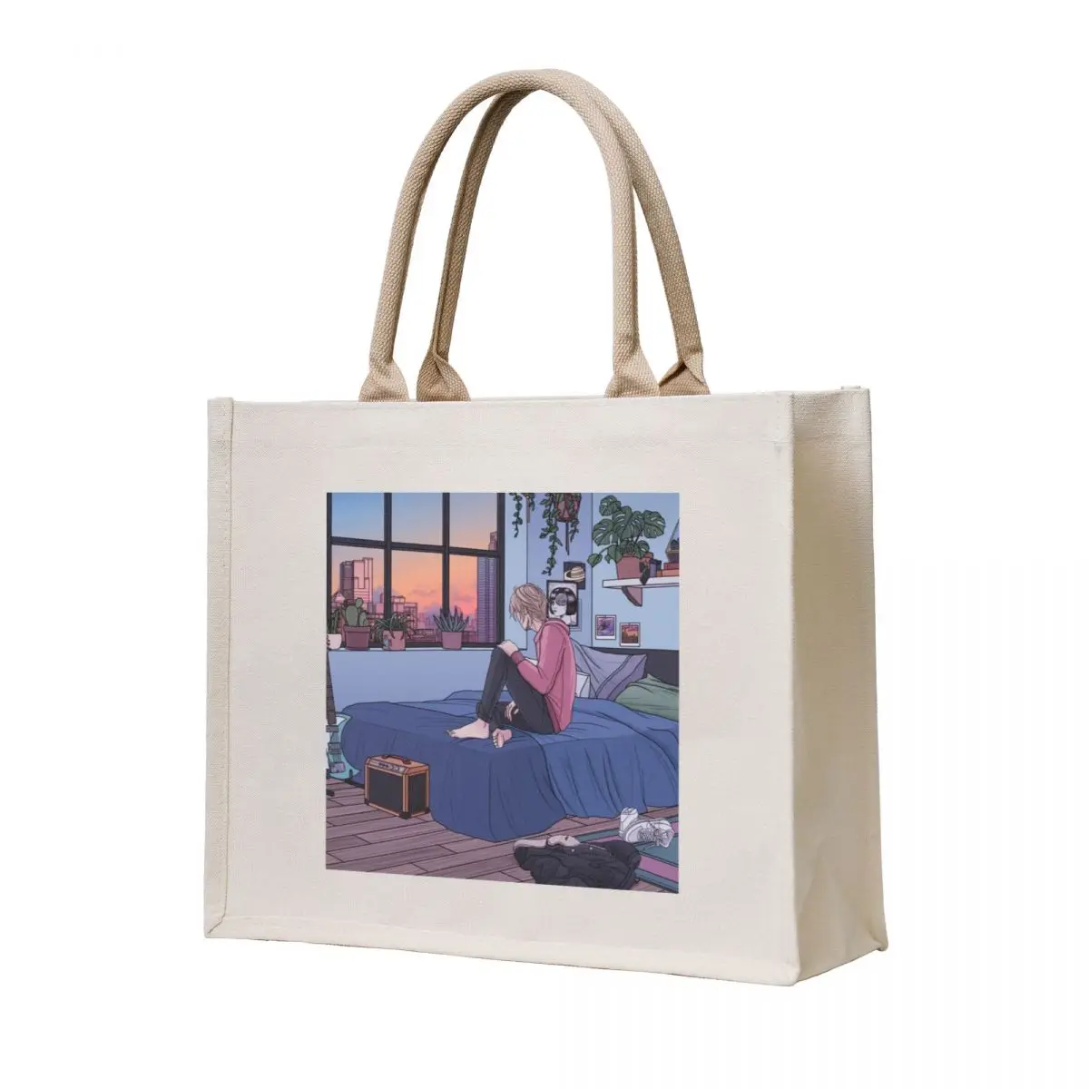 Solitary Tote Bag tote bag canvas women bag Women's tote men's 
Solitary Tote Bag tote bag canvas women bag Women's tote men's