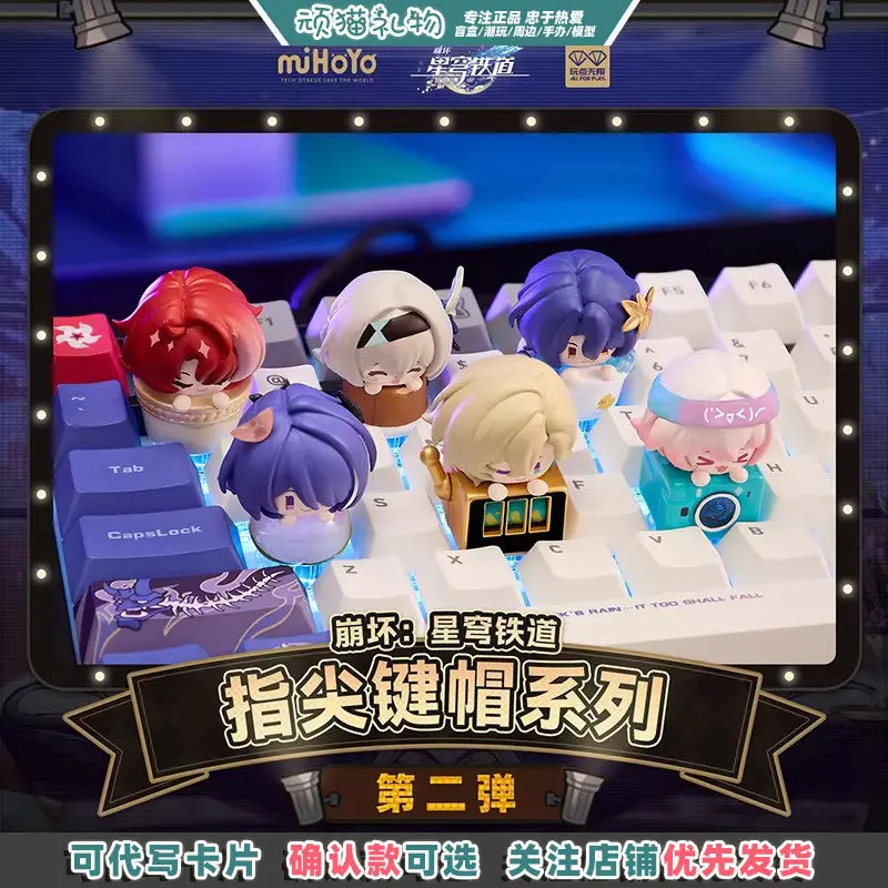 Серия кейкапов MiHoYo Honkai Star Rail Vol.2: Слепая коробка с милыми аниме-фигурками-кейкапами для механических клавиатур Cherry MX, декор и подарки
Серия кейкапов MiHoYo Honkai Star Rail Vol.2: Слепая коробка с милыми аниме-фигурками-кейкапами для механических клавиатур Cherry MX, декор и подарки