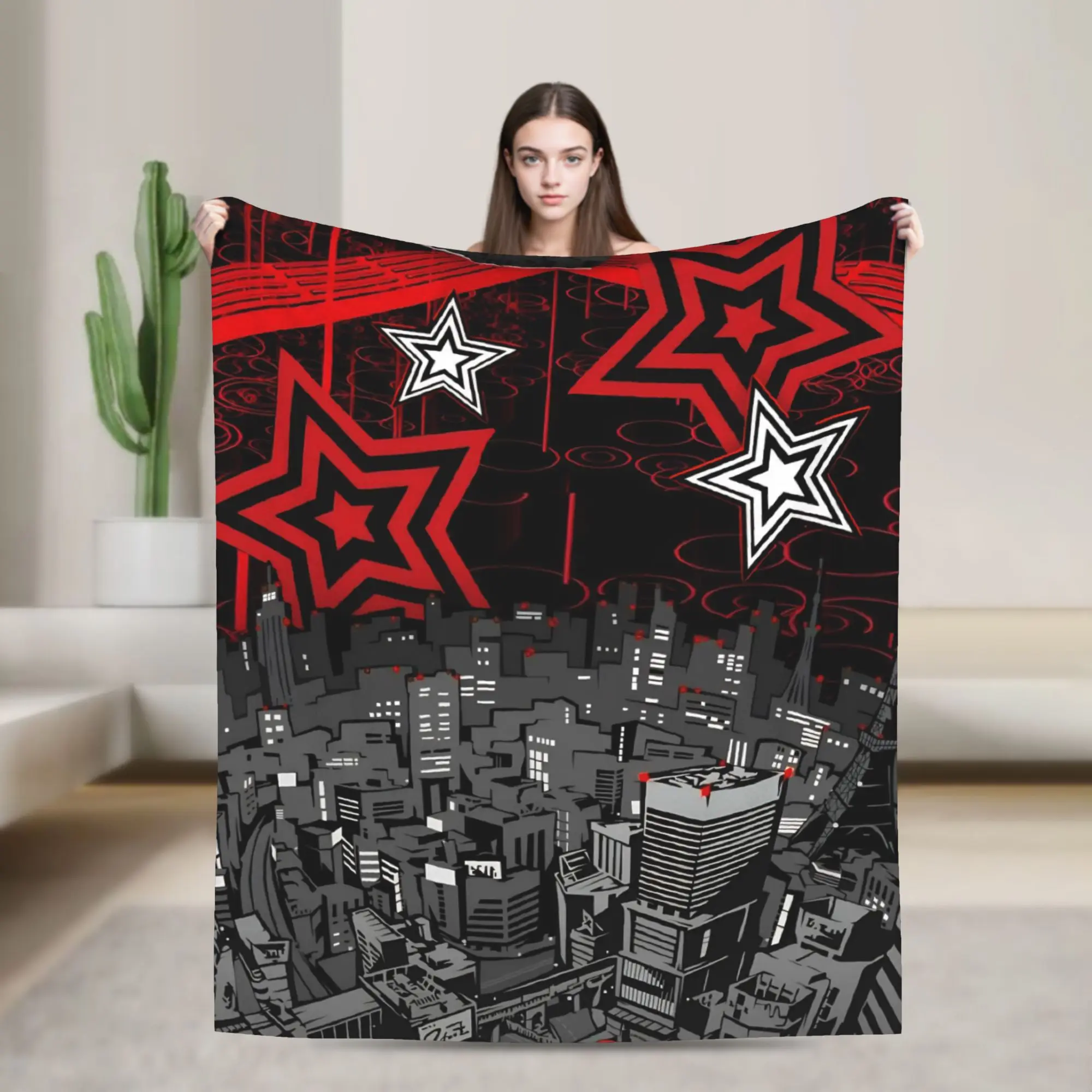 Super Soft Blanket Camping Anime P-Persona 5 Throw Blanket Flannel Bedspread For Bedroom Print Sofa Bed Cover
Super Soft Blanket Camping Anime P-Persona 5 Throw Blanket Flannel Bedspread For Bedroom Print Sofa Bed Cover
