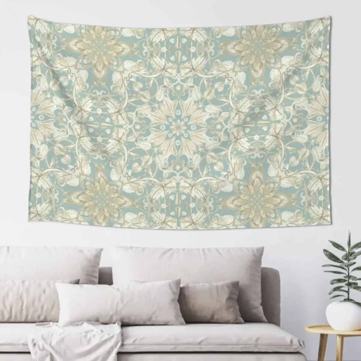 Soft Sage & Cream hand drawn floral pattern Tapestry Home Decorating Korean Room Decor Tapestry
Soft Sage & Cream hand drawn floral pattern Tapestry Home Decorating Korean Room Decor Tapestry
