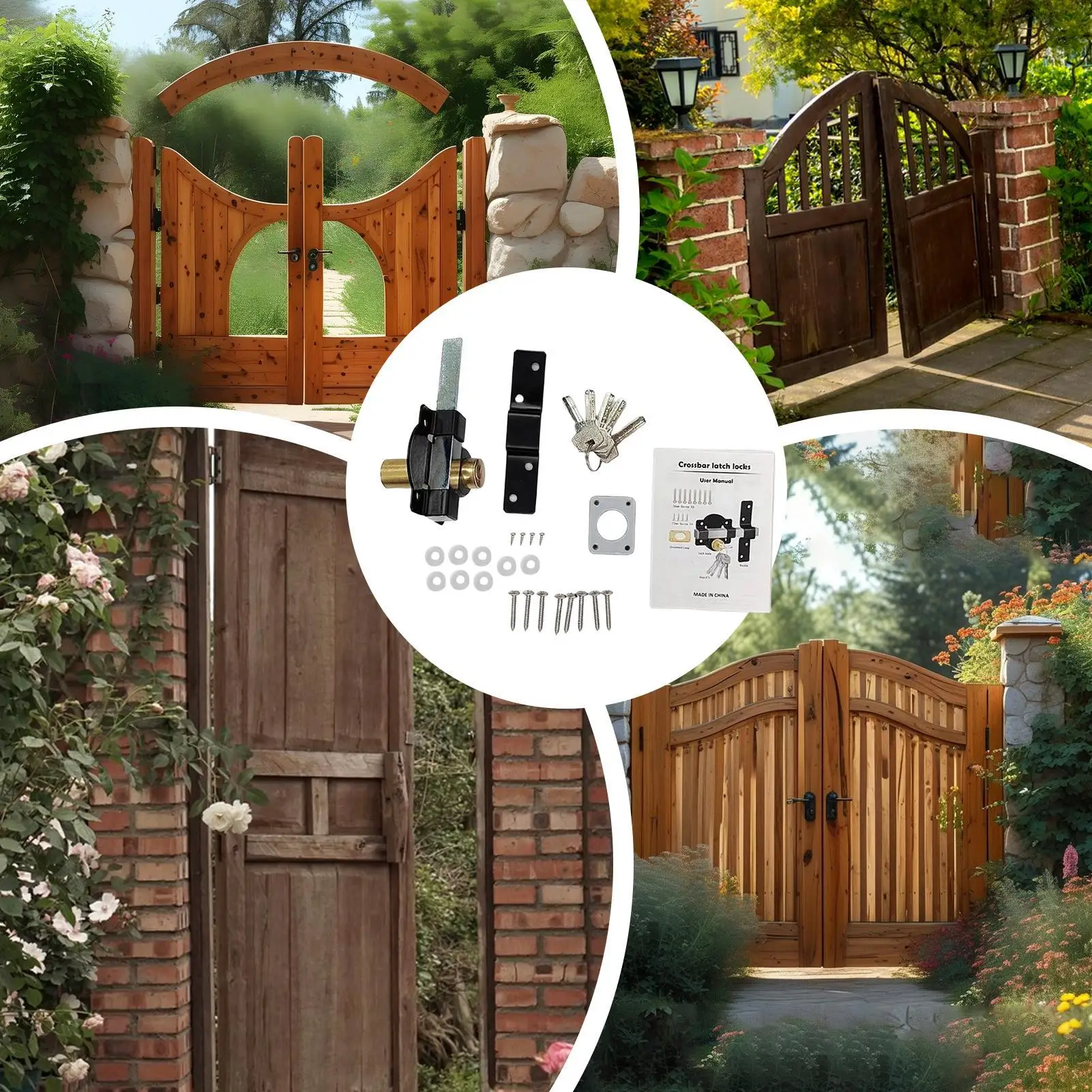 Barn Door Latch Double-Sided Sheds Lock Sliding Rustproof Door Latch 5 Keys For Fence Gate Cabinet Closet Pantry Chicken Coop RV
Barn Door Latch Double-Sided Sheds Lock Sliding Rustproof Door Latch 5 Keys For Fence Gate Cabinet Closet Pantry Chicken Coop RV