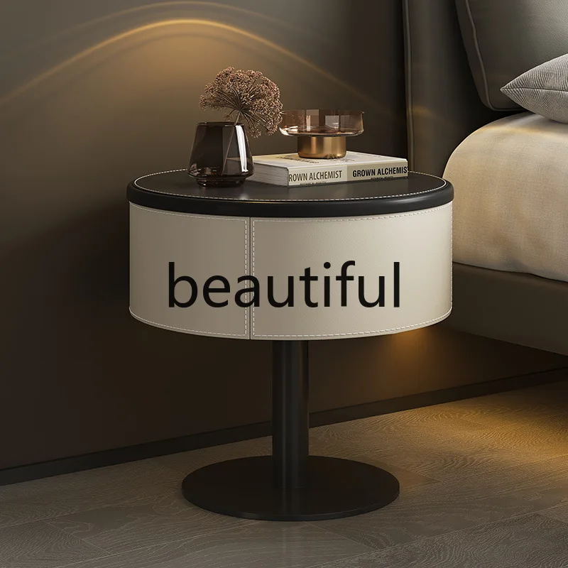 Italian minimalist suspended solid wood bedside table cute small simple modern round bedroom light luxury high sense
Italian minimalist suspended solid wood bedside table cute small simple modern round bedroom light luxury high sense