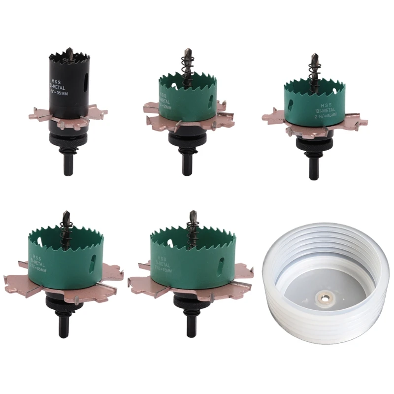 50JC Downlight Hole Cutter Drill Bit Hole Cutter Gypsum Board Hole Drilling Set
50JC Downlight Hole Cutter Drill Bit Hole Cutter Gypsum Board Hole Drilling Set