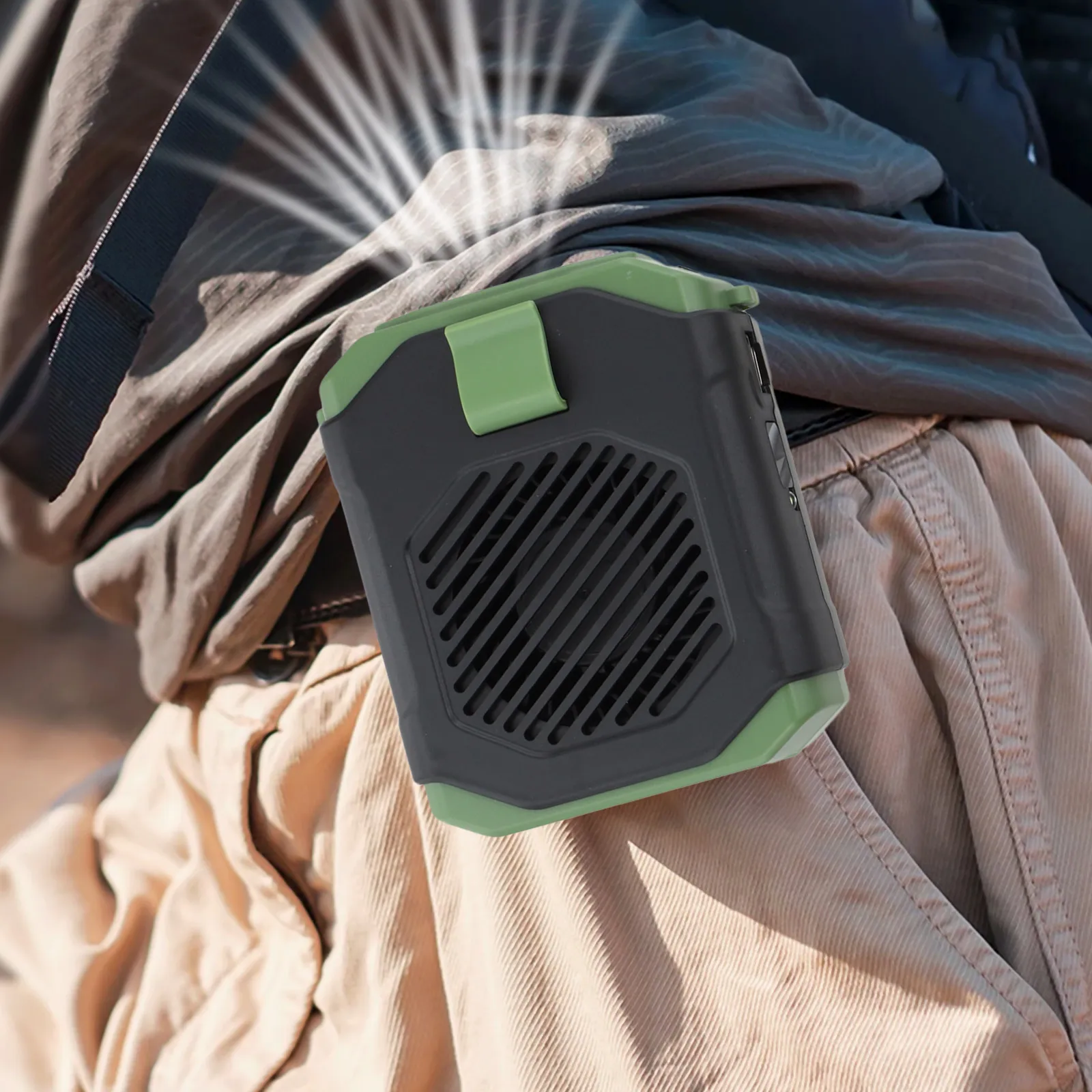 Тихие настройки. Зеленый портативный поясной вентилятор. Вентилятор громкой связи. Дисплей с батареей в реальном времени. Подходит для активного отдыха.
Тихие настройки. Зеленый портативный поясной вентилятор. Вентилятор громкой связи. Дисплей с батареей в реальном времени. Подходит для активного отдыха.