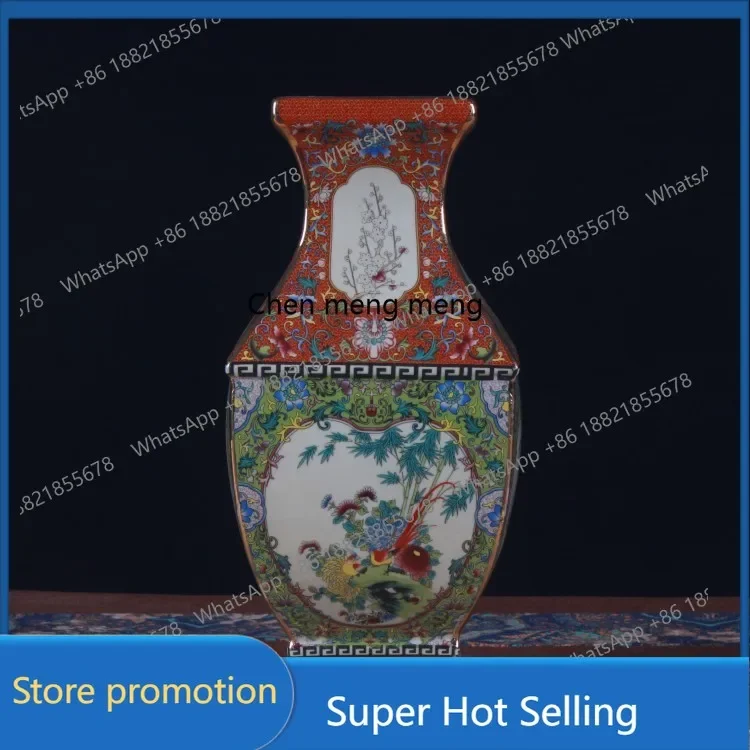 HzqJingdezhen vase ceramics flower arrangement ornament new Chinese home living room entrance decoration
HzqJingdezhen vase ceramics flower arrangement ornament new Chinese home living room entrance decoration