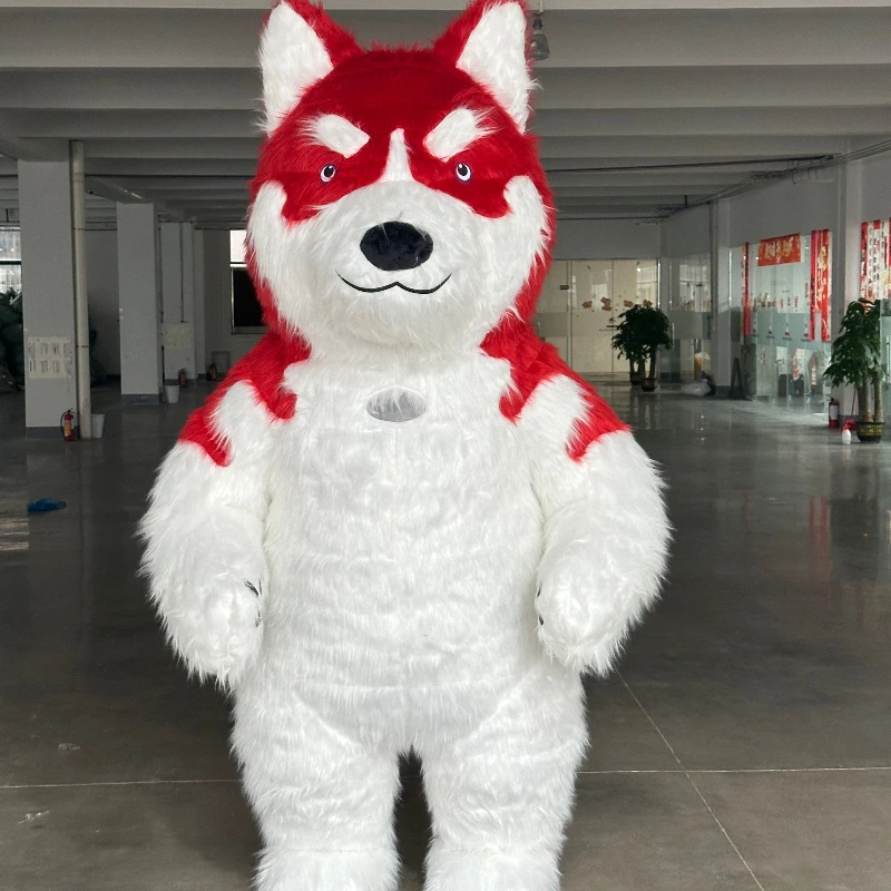Inflatable Husky Dog Mascot Costume Adult Full Wearable Walking Mascots Without Battery
Inflatable Husky Dog Mascot Costume Adult Full Wearable Walking Mascots Without Battery