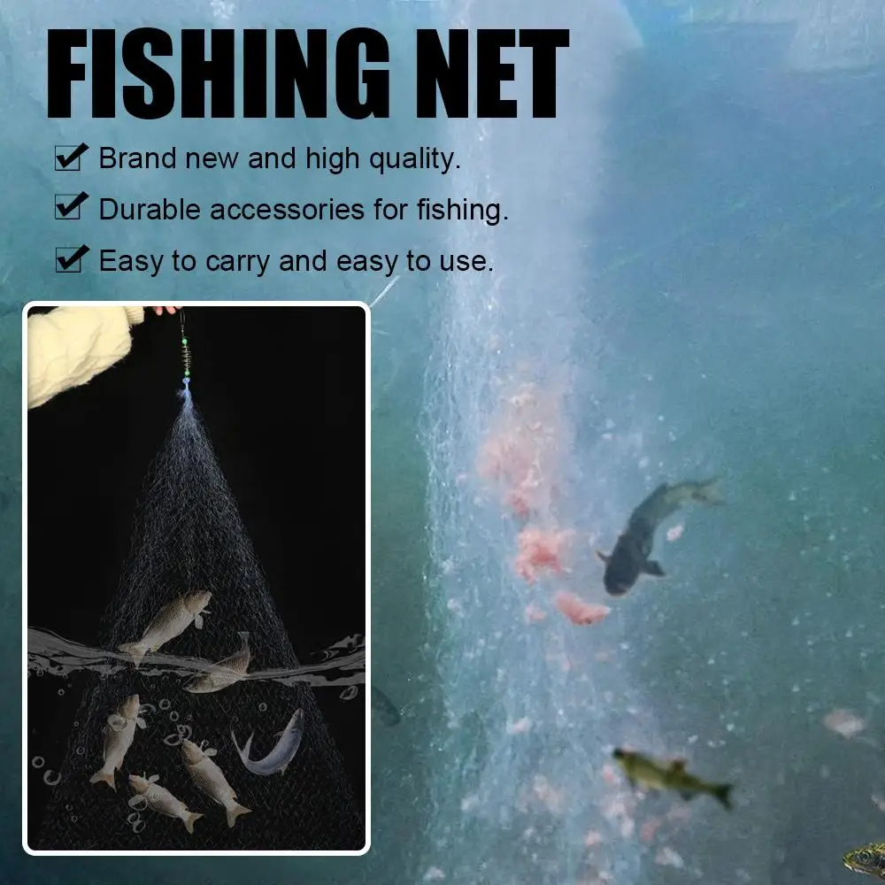 New Thread Net Fishing Net High-carbon Steel Blue Green Cast Gill Nets Luminous Bead Net Tackle Netting Fish
New Thread Net Fishing Net High-carbon Steel Blue Green Cast Gill Nets Luminous Bead Net Tackle Netting Fish