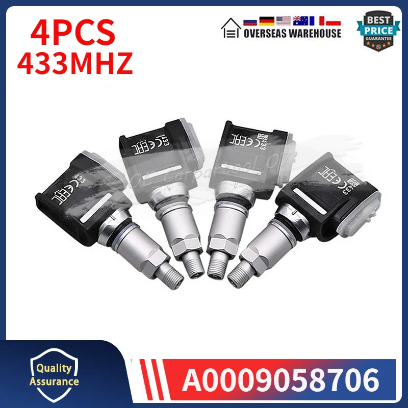 A0009058706 TPMS Tire Pressure Monitoring Sensor 433MHZ For Mercedes-Benz C-Class S-Class GLA-Class B-Class E-Class CLS-Series
A0009058706 TPMS Tire Pressure Monitoring Sensor 433MHZ For Mercedes-Benz C-Class S-Class GLA-Class B-Class E-Class CLS-Series