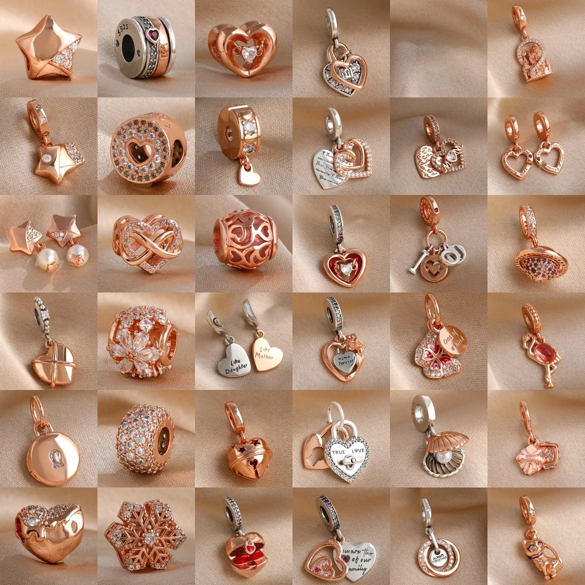2026 New Rose Gold Series 925Silver Pentagram Shell Castle Heart Pendant Suitable for Original Bracelets DIY Jewelry Accessories
2026 New Rose Gold Series 925Silver Pentagram Shell Castle Heart Pendant Suitable for Original Bracelets DIY Jewelry Accessories