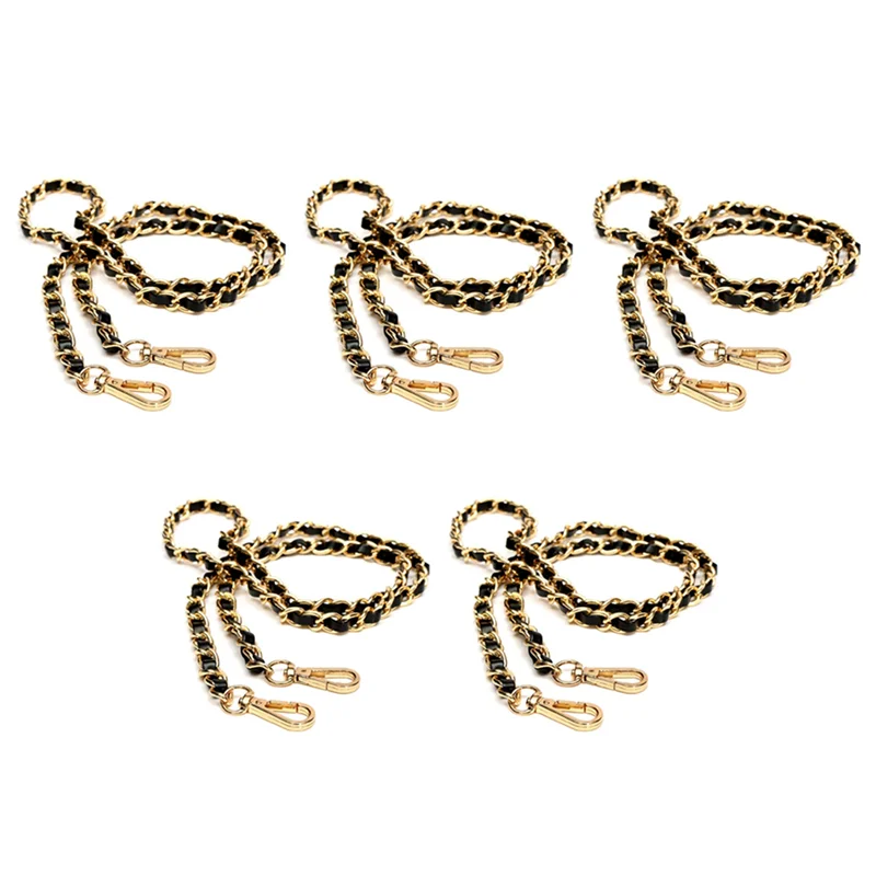 ICON-5X Chain Purse Cross-Body Handbag Shoulder Bag Strap Replacement Accessories Light Gold + Black120cm
ICON-5X Chain Purse Cross-Body Handbag Shoulder Bag Strap Replacement Accessories Light Gold + Black120cm