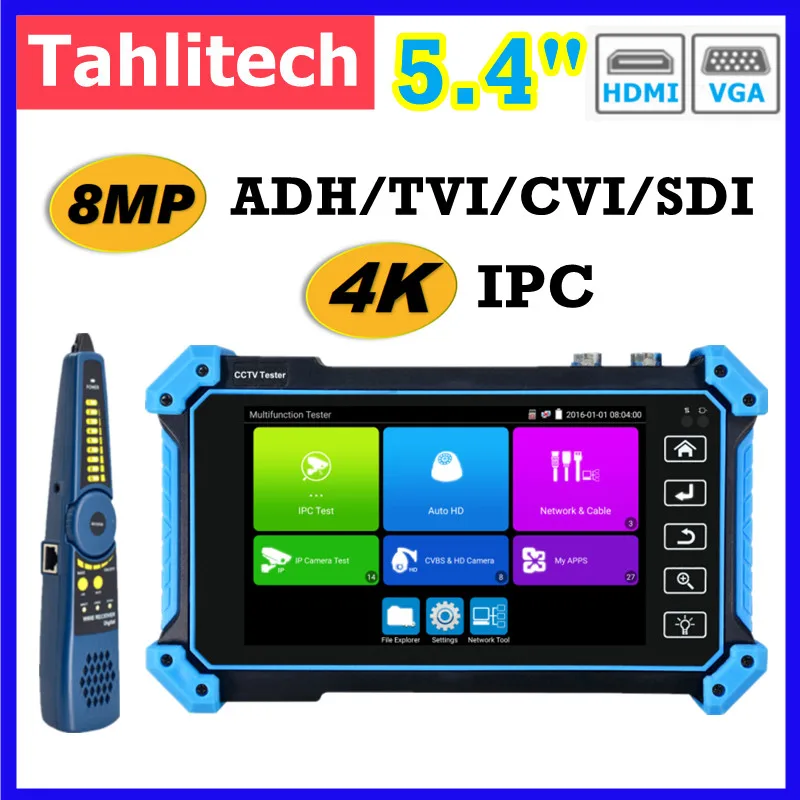 4K тестер камеры видеонаблюдения ipc poe 8MP AHD TVI CVI тестер HDMI входной кабель Tracer RJ45 кабель TDR тест Rapid ONVIF тестер видеонаблюдения инструмент
4K тестер камеры видеонаблюдения ipc poe 8MP AHD TVI CVI тестер HDMI входной кабель Tracer RJ45 кабель TDR тест Rapid ONVIF тестер видеонаблюдения инструмент