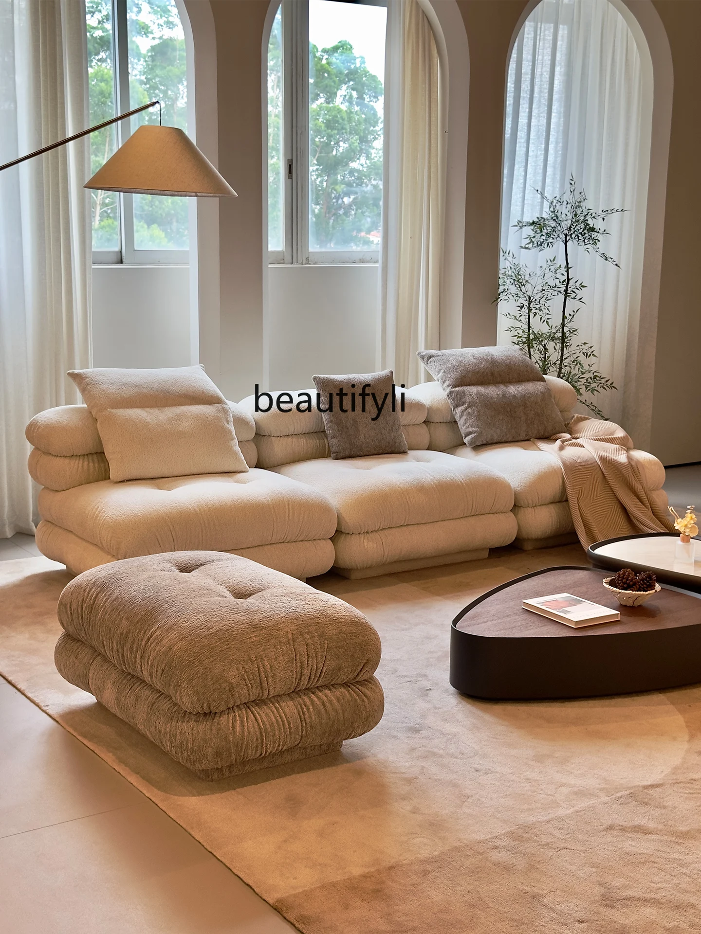 Melaleuca Snow Sofa Small Apartment Living Room Household Straight Row Three-person Chenier Fabric
Melaleuca Snow Sofa Small Apartment Living Room Household Straight Row Three-person Chenier Fabric