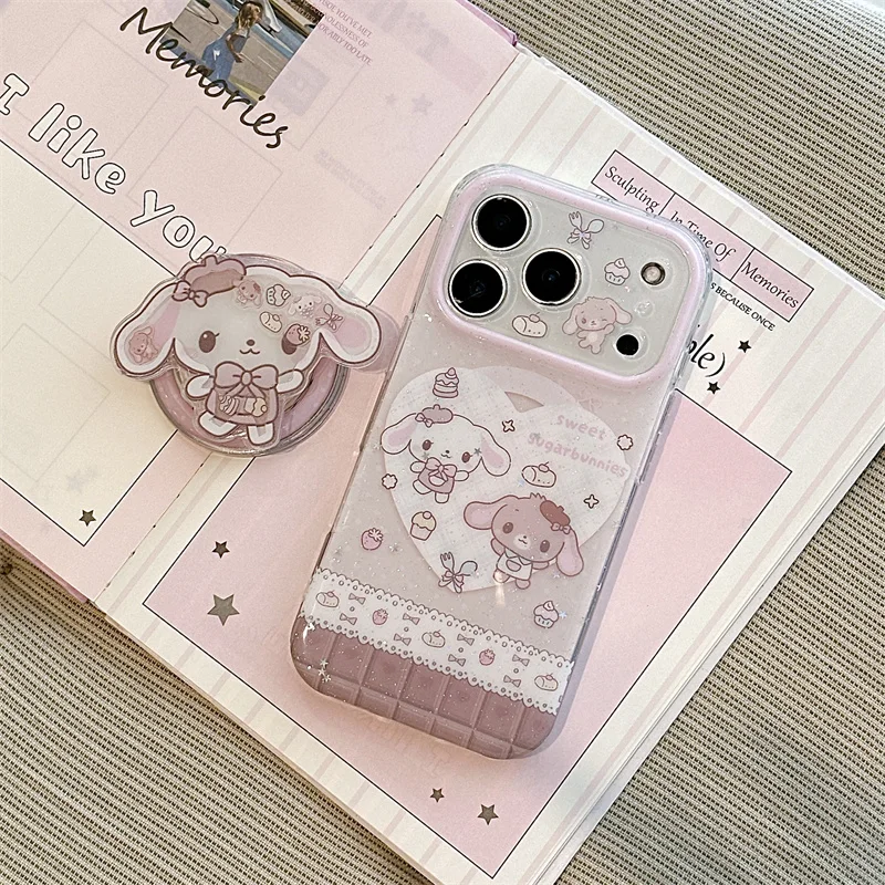 Cute Cartoon Bunny Magnetic Phone Case For iPhone 15 16 17 Promax Pink Glitter Clear Cover for Magsafe Stand Shockproof Girls Gi
Cute Cartoon Bunny Magnetic Phone Case For iPhone 15 16 17 Promax Pink Glitter Clear Cover for Magsafe Stand Shockproof Girls Gi
