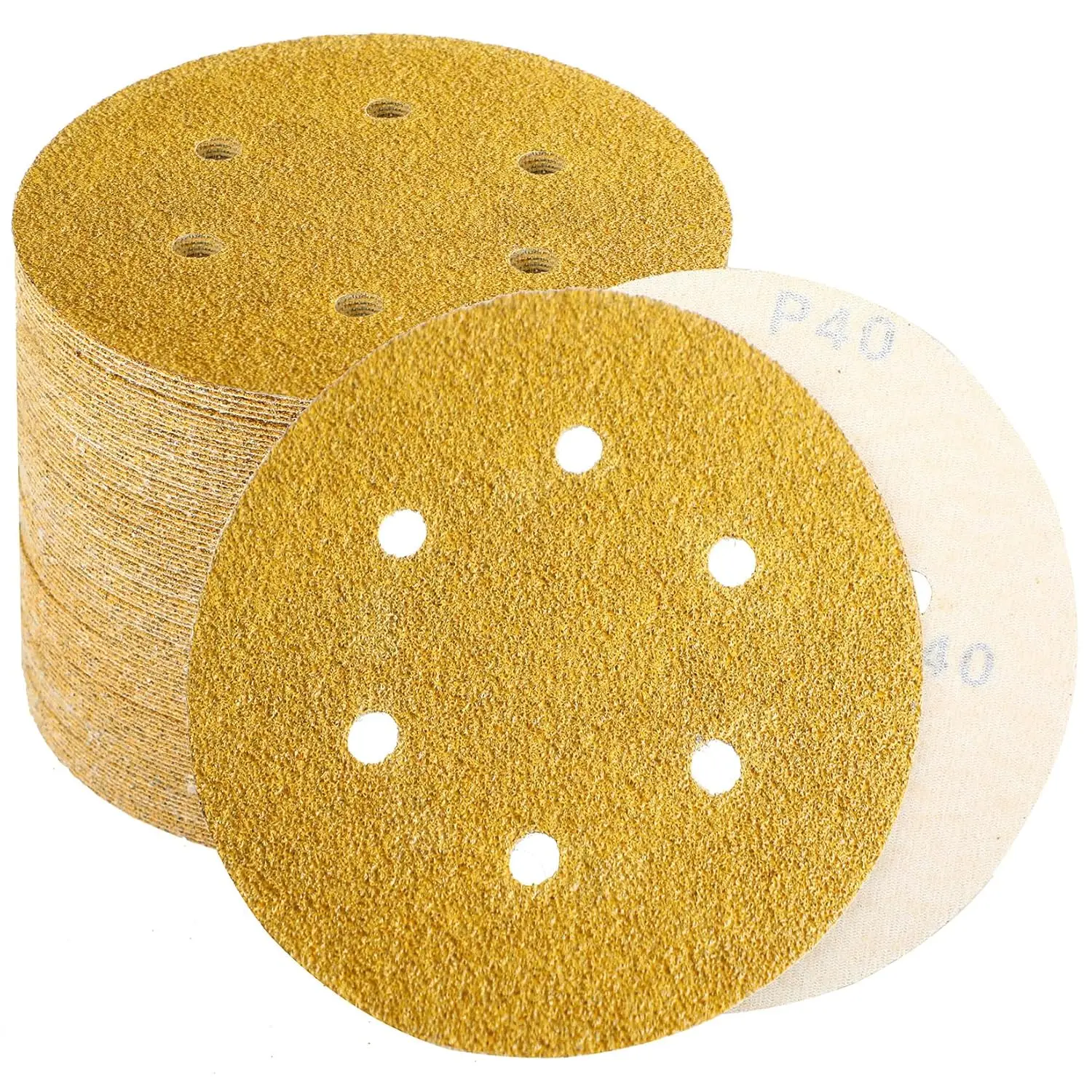 6 Inch Sanding Discs Hook and Loop, 40 Grit for Orbital Sander, Automotive & Woodworking, 100 Pack
6 Inch Sanding Discs Hook and Loop, 40 Grit for Orbital Sander, Automotive & Woodworking, 100 Pack