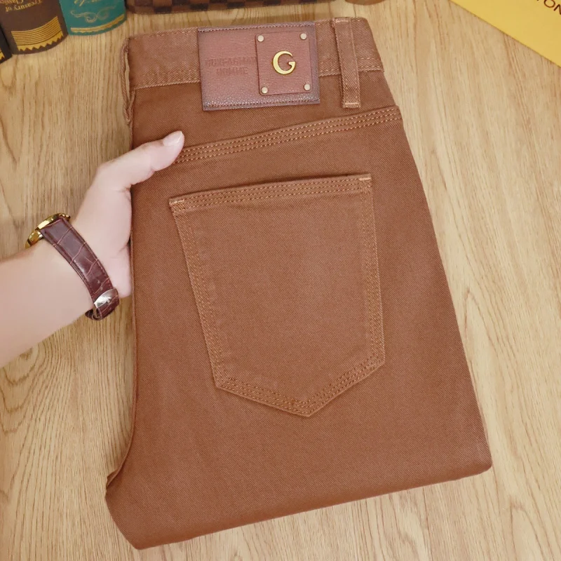 2025 men's autumn and winter thick jeans men's high-end trendy minimalist style small foot casual pants
2025 men's autumn and winter thick jeans men's high-end trendy minimalist style small foot casual pants