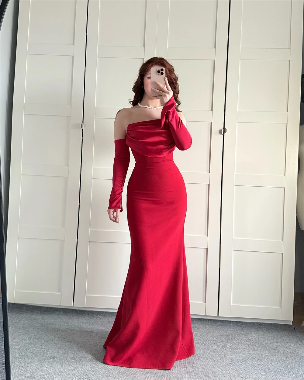 customizedCustomized Mermaid Simple Red Jersey Evening Dress Formal Strapless Detachable Sleeve Homecoming Dresses Fashion Party
customizedCustomized Mermaid Simple Red Jersey Evening Dress Formal Strapless Detachable Sleeve Homecoming Dresses Fashion Party