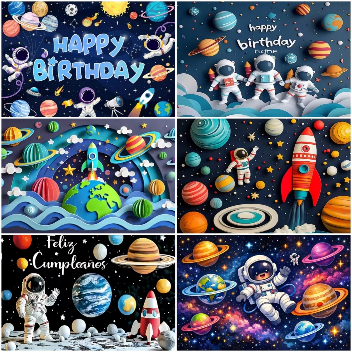 Cartoon Space Planet Astronaut Theme Background Children Birthday Party Decoration Backdrop Baby Shower Banner Photography Props
Cartoon Space Planet Astronaut Theme Background Children Birthday Party Decoration Backdrop Baby Shower Banner Photography Props