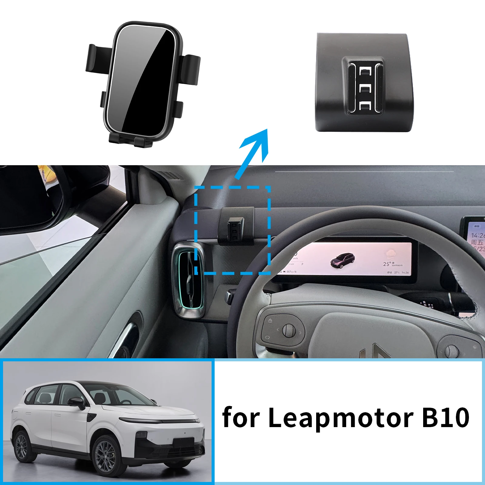 Car Mobile Phone Holde for Leapmotor B10 GPS Bracket Navigation Stand Auto Accessoriesr
Car Mobile Phone Holde for Leapmotor B10 GPS Bracket Navigation Stand Auto Accessoriesr