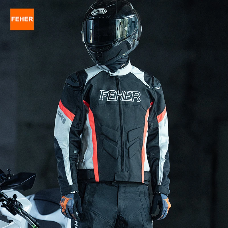 FEHER 4-season Motorcycle Jacket Man Double-decker Breathable Windproof Warmth with TPU Shoulder Shell Motorbike Riding Jacket
FEHER 4-season Motorcycle Jacket Man Double-decker Breathable Windproof Warmth with TPU Shoulder Shell Motorbike Riding Jacket