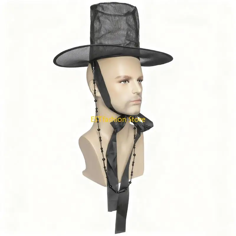 Y5GC Korean Traditional Hat with Chest Strap Breathable Adjustable Top Hat Boys Same Styles Hat for Costume Stage Show
Y5GC Korean Traditional Hat with Chest Strap Breathable Adjustable Top Hat Boys Same Styles Hat for Costume Stage Show