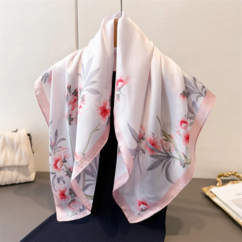 Luxury Thin Satin Square Bag Scarves Printed Vintage Foulard Neckerchief Floral Handkerchief Head Woman Bandana
Luxury Thin Satin Square Bag Scarves Printed Vintage Foulard Neckerchief Floral Handkerchief Head Woman Bandana