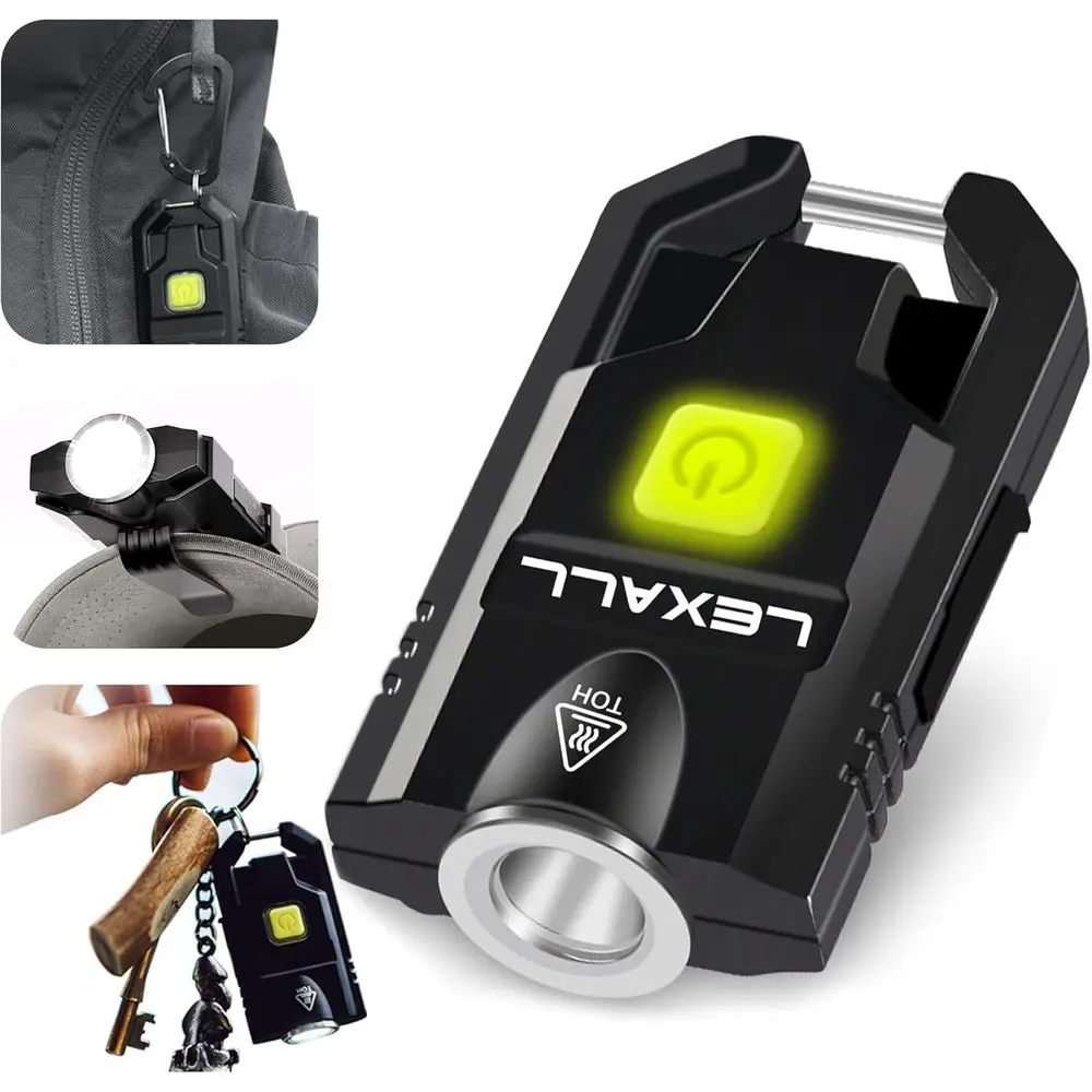 Compact 500Lumens Mini LED Keychain Light, USB Rechargeable, 3 Modes, Ideal for Indoor & Outdoor Use
Compact 500Lumens Mini LED Keychain Light, USB Rechargeable, 3 Modes, Ideal for Indoor & Outdoor Use