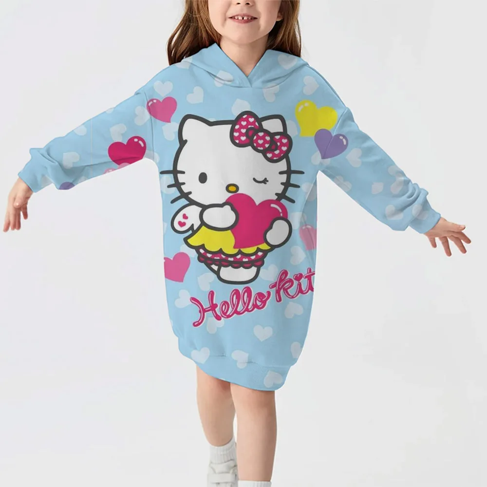 2024 New Spring Kids Clothing Casual Sports Girls Hello Kitty Kuromi print Hoodie Street Cartoon Sweater Dress Kids Clothes
2024 New Spring Kids Clothing Casual Sports Girls Hello Kitty Kuromi print Hoodie Street Cartoon Sweater Dress Kids Clothes