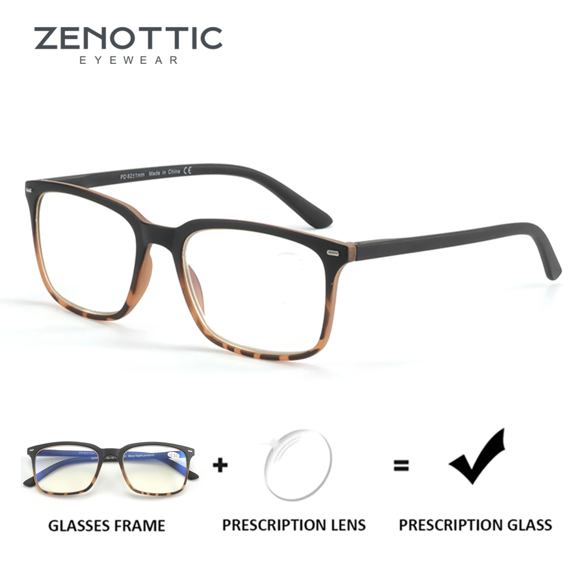 ZENOTTIC (S Size) Fashion Square Prescription Glasses Myopia Eyewear Optical Eyeglasses for Unsiex Anti Blue Light/Photochromic
ZENOTTIC (S Size) Fashion Square Prescription Glasses Myopia Eyewear Optical Eyeglasses for Unsiex Anti Blue Light/Photochromic