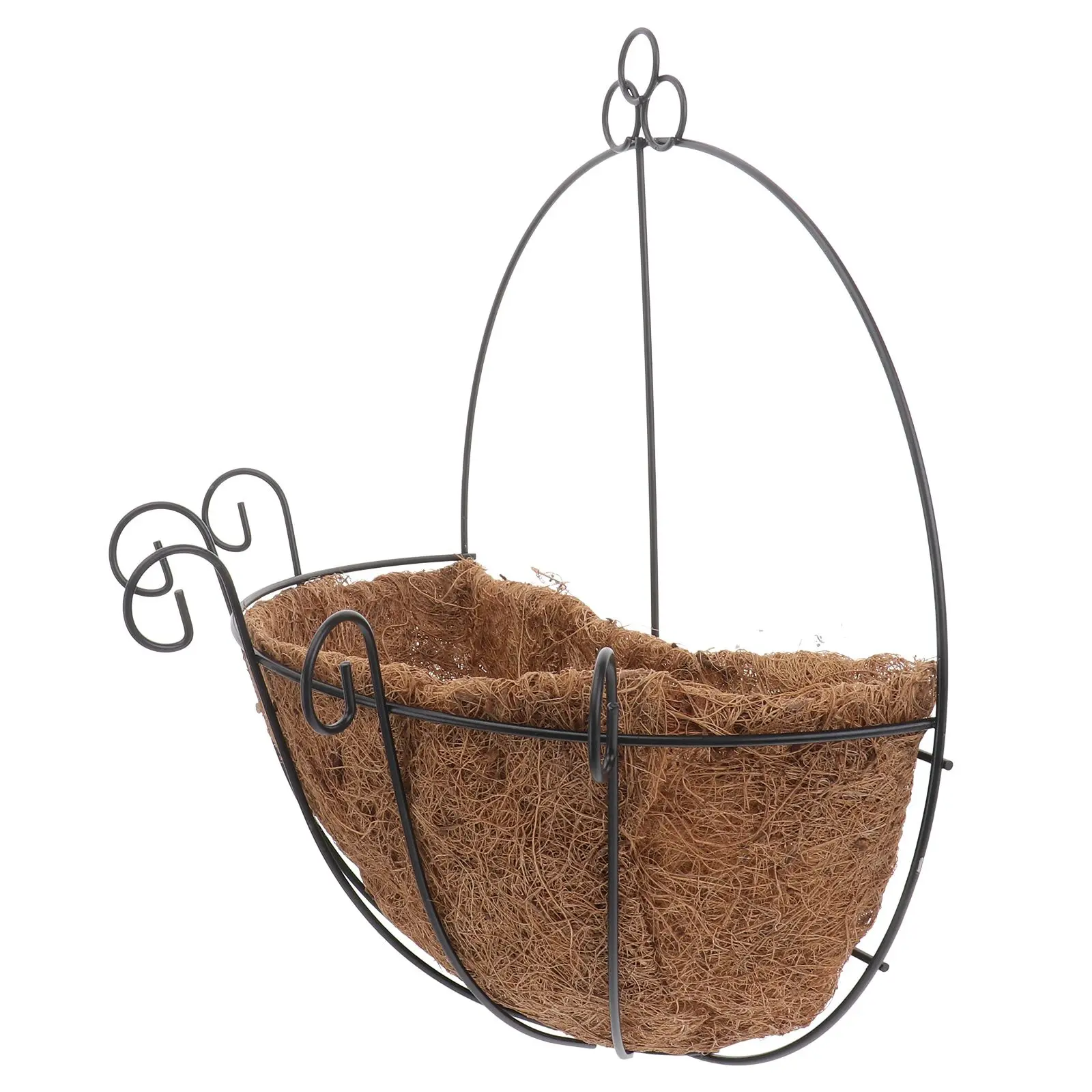 12 Inch Wall Hanging Flower Pot Durable Coconut Fiber Steel Wire Rustproof Safe Outdoor Indoor Plants Basket Planter Balcony
12 Inch Wall Hanging Flower Pot Durable Coconut Fiber Steel Wire Rustproof Safe Outdoor Indoor Plants Basket Planter Balcony