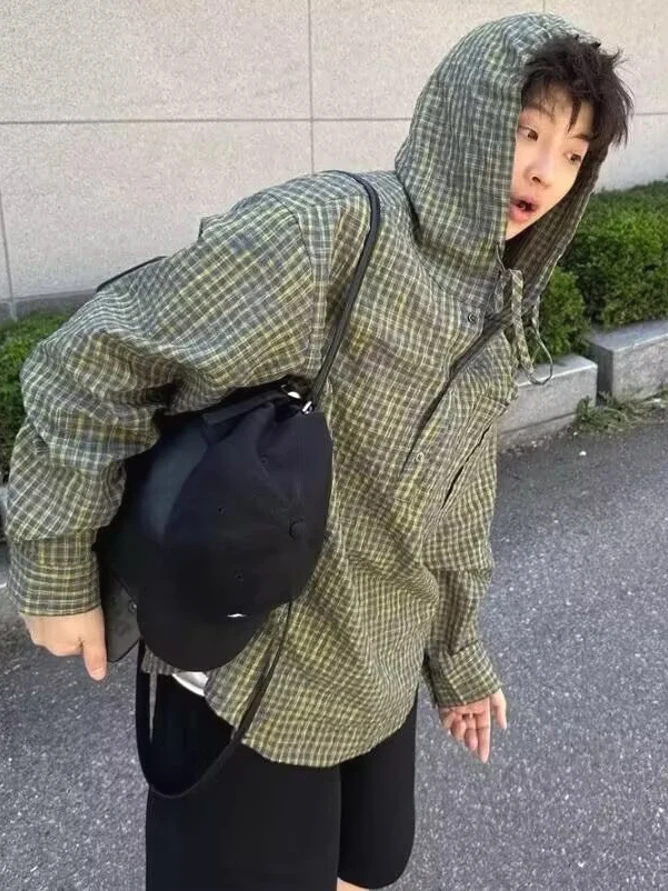 American Sle Loose Fit Long Sve Hooded irt Men's Bubble Texture Windproof Sunscreen Outerwear Casual Breathable irt
American Sle Loose Fit Long Sve Hooded irt Men's Bubble Texture Windproof Sunscreen Outerwear Casual Breathable irt