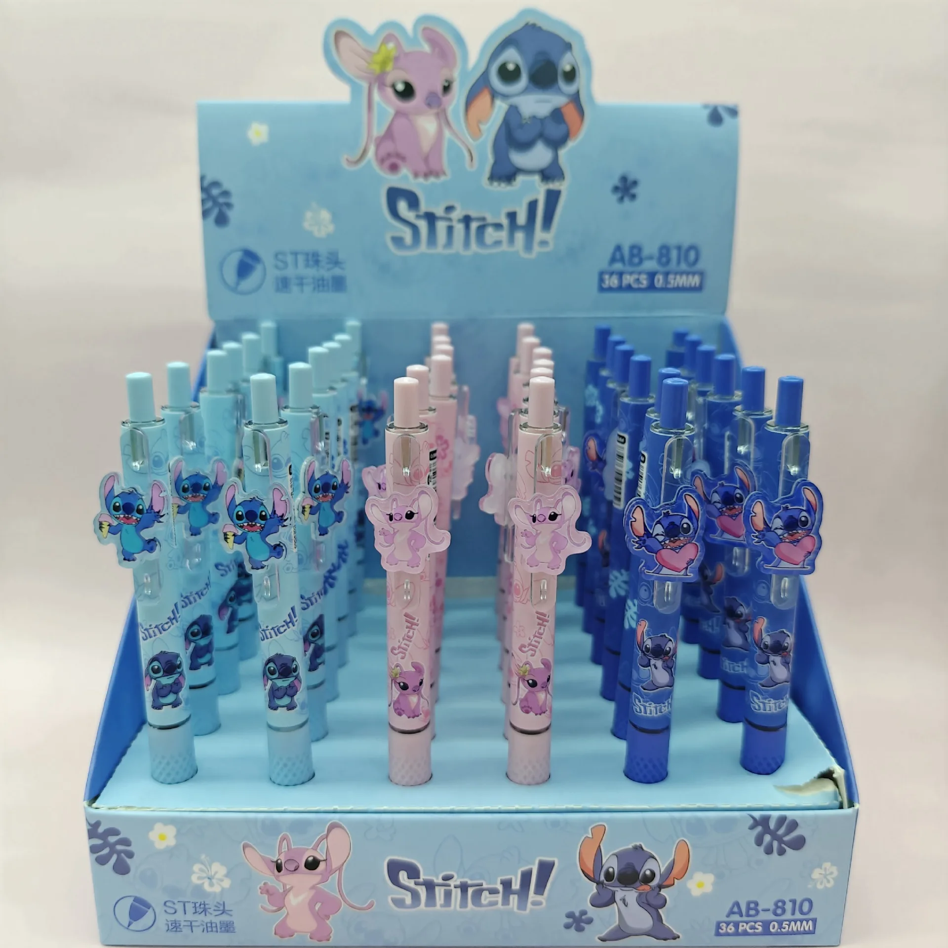 36pcs Stitch Gel Pens Cartoon 0.5mm Black Stationery Cute Student Signature Pen Writing Tools 'S Birthday Gift
36pcs Stitch Gel Pens Cartoon 0.5mm Black Stationery Cute Student Signature Pen Writing Tools 'S Birthday Gift