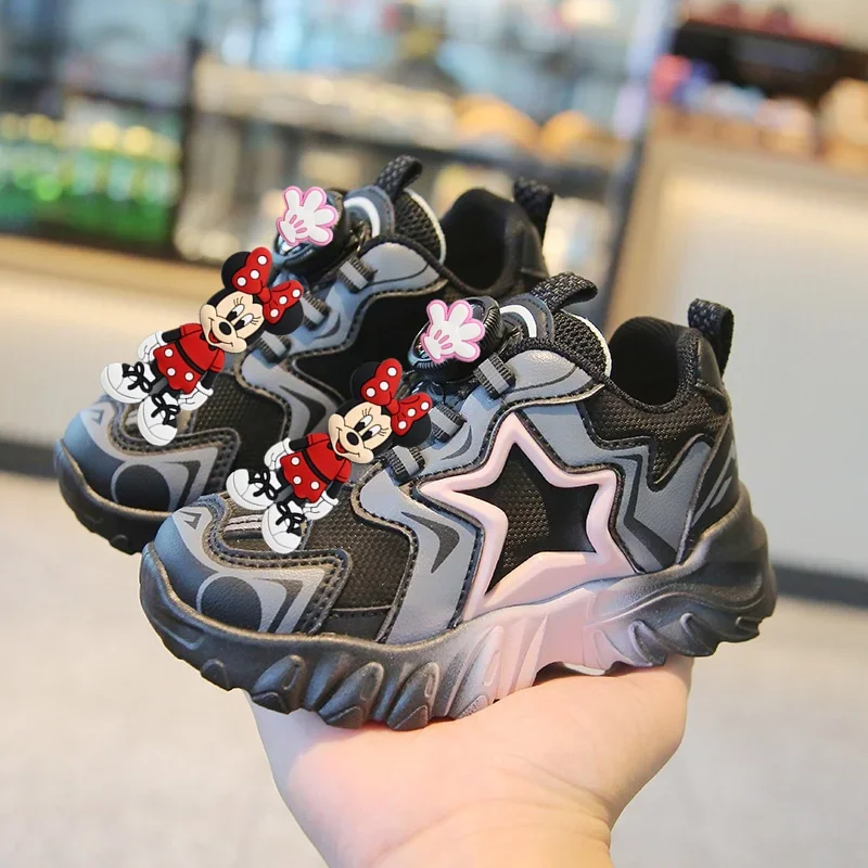 Kids Sneakers Mickey mouse Spring Autumn Boys Daddy Shoes Swivel Buttons Girl Casual Shoes Soft Sole Baby Disney Toddler Shoes
Kids Sneakers Mickey mouse Spring Autumn Boys Daddy Shoes Swivel Buttons Girl Casual Shoes Soft Sole Baby Disney Toddler Shoes