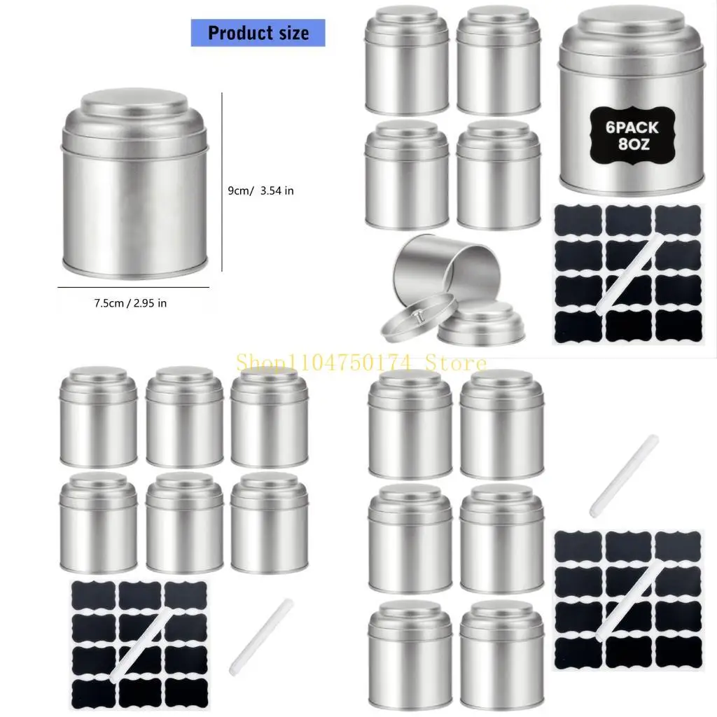 Metal Teas Canister Empty Cany Jars with Sealed Double Lid Loose Teas Containers Organizers Box Empty Candy Jars top sale
Metal Teas Canister Empty Cany Jars with Sealed Double Lid Loose Teas Containers Organizers Box Empty Candy Jars top sale