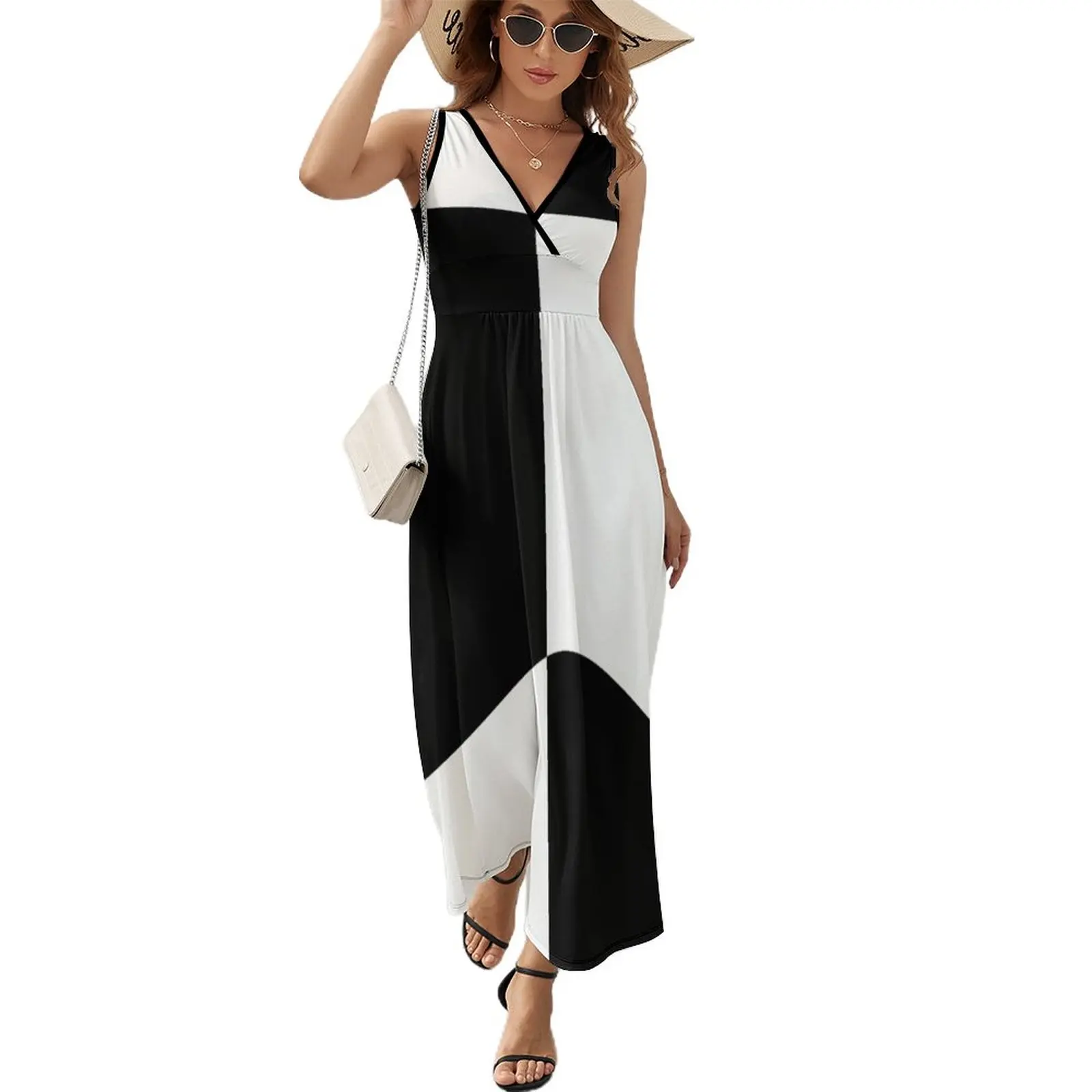Black & white square pattern Sleeveless Dress dresses for women 2024 chic and elegant evening dress
Black & white square pattern Sleeveless Dress dresses for women 2024 chic and elegant evening dress