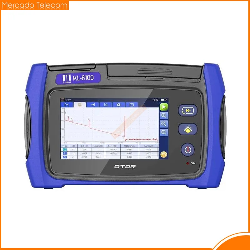 JILONG OTDR 1310/1550/1577/1625/1650nm 31dB/29dB VFL Optical Time Domain Reflectometer OPM Active Fiber Live Tester
JILONG OTDR 1310/1550/1577/1625/1650nm 31dB/29dB VFL Optical Time Domain Reflectometer OPM Active Fiber Live Tester