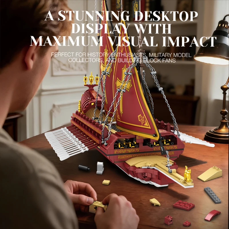 IN STOCK MOC Creativity Sailing Pirate Ship Building Blocks Model Medieval Warship Assembling Toys for Boys Christmas Gift Set
IN STOCK MOC Creativity Sailing Pirate Ship Building Blocks Model Medieval Warship Assembling Toys for Boys Christmas Gift Set