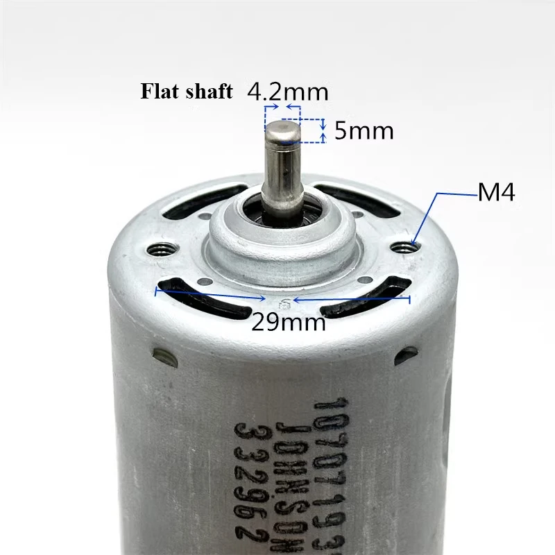 JOHNSON 1070719 RS-755 Motor DC 6V 12V 18V 24V 4750RPM Front Ball Bearing Micro 42mm Electric Motor DIY Hobby Toy Model
JOHNSON 1070719 RS-755 Motor DC 6V 12V 18V 24V 4750RPM Front Ball Bearing Micro 42mm Electric Motor DIY Hobby Toy Model