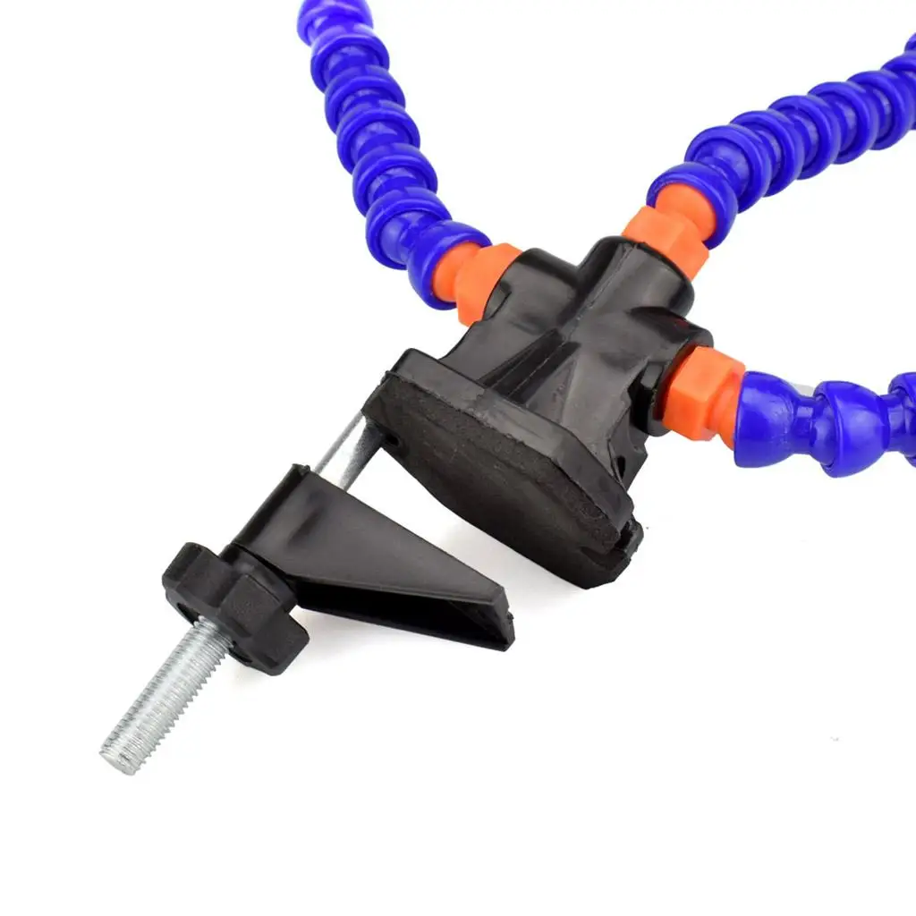 Helping Hands Soldering Purple Clamp Flexible Arms Soldering Iron Holder Bench Vise Table Welding Tool for Precision Work
Helping Hands Soldering Purple Clamp Flexible Arms Soldering Iron Holder Bench Vise Table Welding Tool for Precision Work