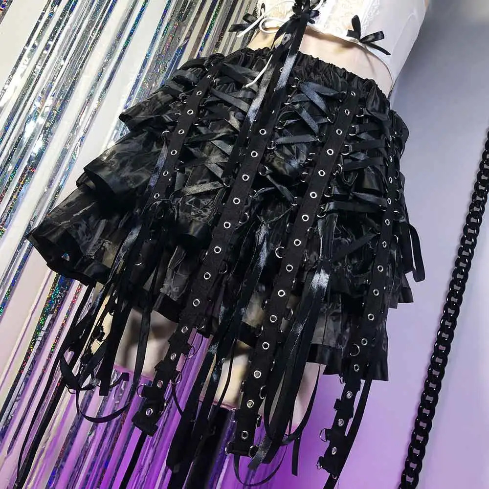 Gothic Skirts E-Girls Harajuku Emo Club Wear Eco Y2K TOPS Kawaii Punk Rock Hand Made Grunge Teen Lace-up DIY Goth 90s
Gothic Skirts E-Girls Harajuku Emo Club Wear Eco Y2K TOPS Kawaii Punk Rock Hand Made Grunge Teen Lace-up DIY Goth 90s