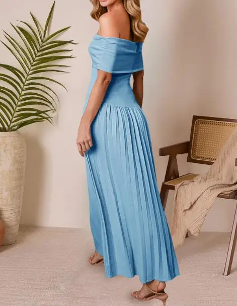 Womens Dresses 2025 Summer Slim Fit Strapless Dress Sexy Backless Dress Long Dress Temperament Commuting Casual Dress
Womens Dresses 2025 Summer Slim Fit Strapless Dress Sexy Backless Dress Long Dress Temperament Commuting Casual Dress