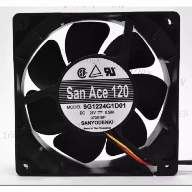 Y ДЛЯ Sanyo San Ace120 9G1224G1D01 DC24V 0,50A Инверторный охлаждающий вентилятор
Y ДЛЯ Sanyo San Ace120 9G1224G1D01 DC24V 0,50A Инверторный охлаждающий вентилятор