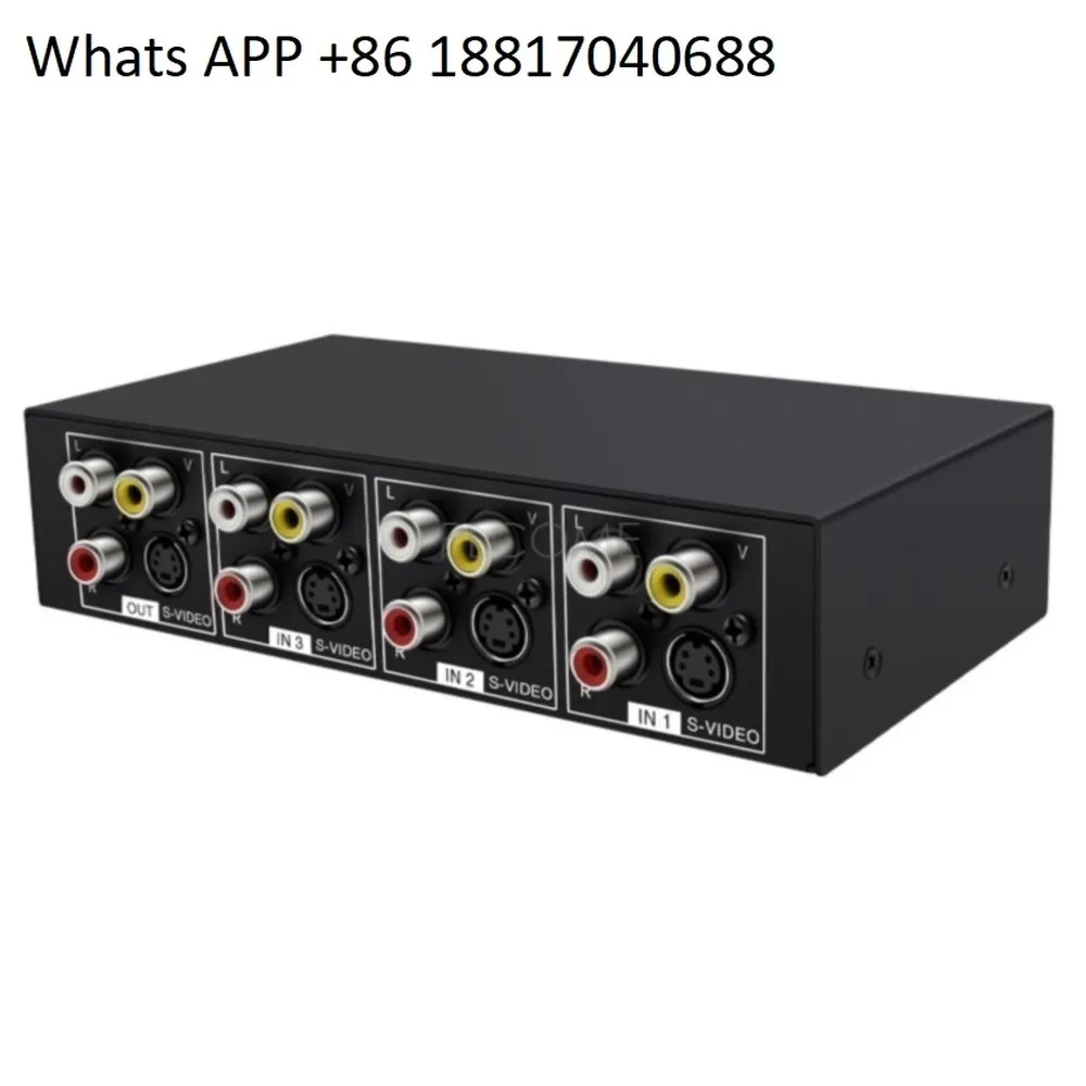 VSSW41 AV-переключатель 4 в 1, видео-переключатель 720P с аудиовыходом 3,5 мм, металлический корпус
VSSW41 AV-переключатель 4 в 1, видео-переключатель 720P с аудиовыходом 3,5 мм, металлический корпус