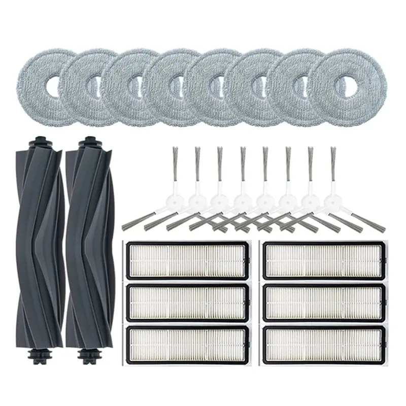 AC93-For Dreame Bot L10 Prime/L10s Pro/L10 Pro 24Pcs Replacement Parts Main Side Brush Filter Mop Cloth Accessories Robot
AC93-For Dreame Bot L10 Prime/L10s Pro/L10 Pro 24Pcs Replacement Parts Main Side Brush Filter Mop Cloth Accessories Robot