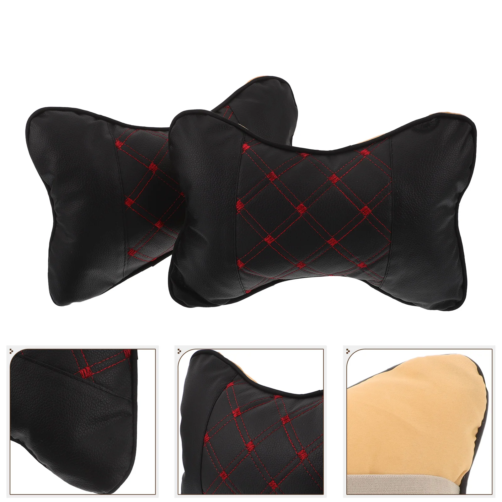 2Pcs Car Neck Pillow Headrest Soft PU PP Cotton Material Durable Seat Support for Long Time Travel Car Neck Pillow
2Pcs Car Neck Pillow Headrest Soft PU PP Cotton Material Durable Seat Support for Long Time Travel Car Neck Pillow