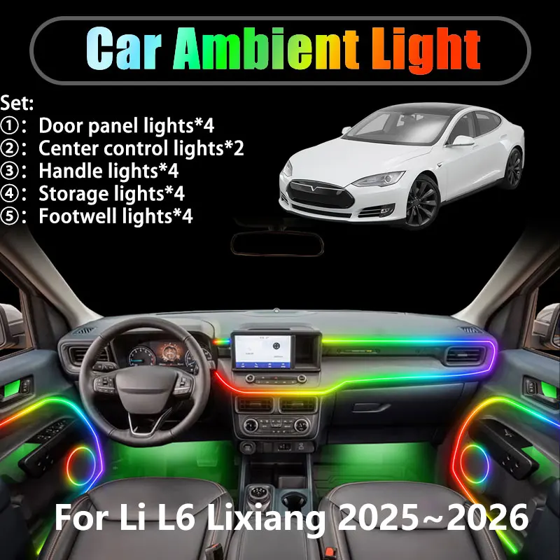 For Tesla Model S 2014~2026 2015 2/18 in 1 Car ambient lighting Led trunk interior led lights USB RGB Ensemble Streamer Auto
For Tesla Model S 2014~2026 2015 2/18 in 1 Car ambient lighting Led trunk interior led lights USB RGB Ensemble Streamer Auto