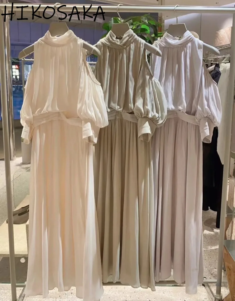 Temperament Off Shoulder Puff Sleeve Women Dress High Waist Slim Fit A-line Robe Female Summer 2025 New Japan Vestido De Mujer
Temperament Off Shoulder Puff Sleeve Women Dress High Waist Slim Fit A-line Robe Female Summer 2025 New Japan Vestido De Mujer