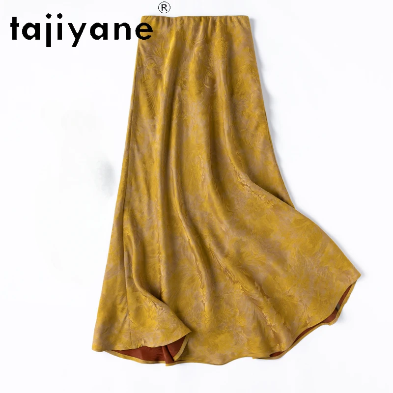 TAJIYANE Юбка из 100% тутового шелка, роскошные жаккардовые длинные юбки для женщин, новые поступления 2023 года, элегантная летняя одежда Юбка Женская
TAJIYANE Юбка из 100% тутового шелка, роскошные жаккардовые длинные юбки для женщин, новые поступления 2023 года, элегантная летняя одежда Юбка Женская