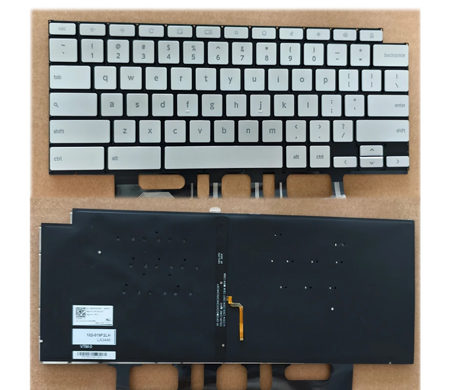 Keyboard for Asus Chromebook Flip C436 C436F C436FA Silver with backlit US layout
Keyboard for Asus Chromebook Flip C436 C436F C436FA Silver with backlit US layout